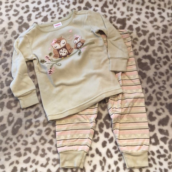 Gymboree Other - Gymboree Girls Owl Long Sleeve Pajama 12-18 months